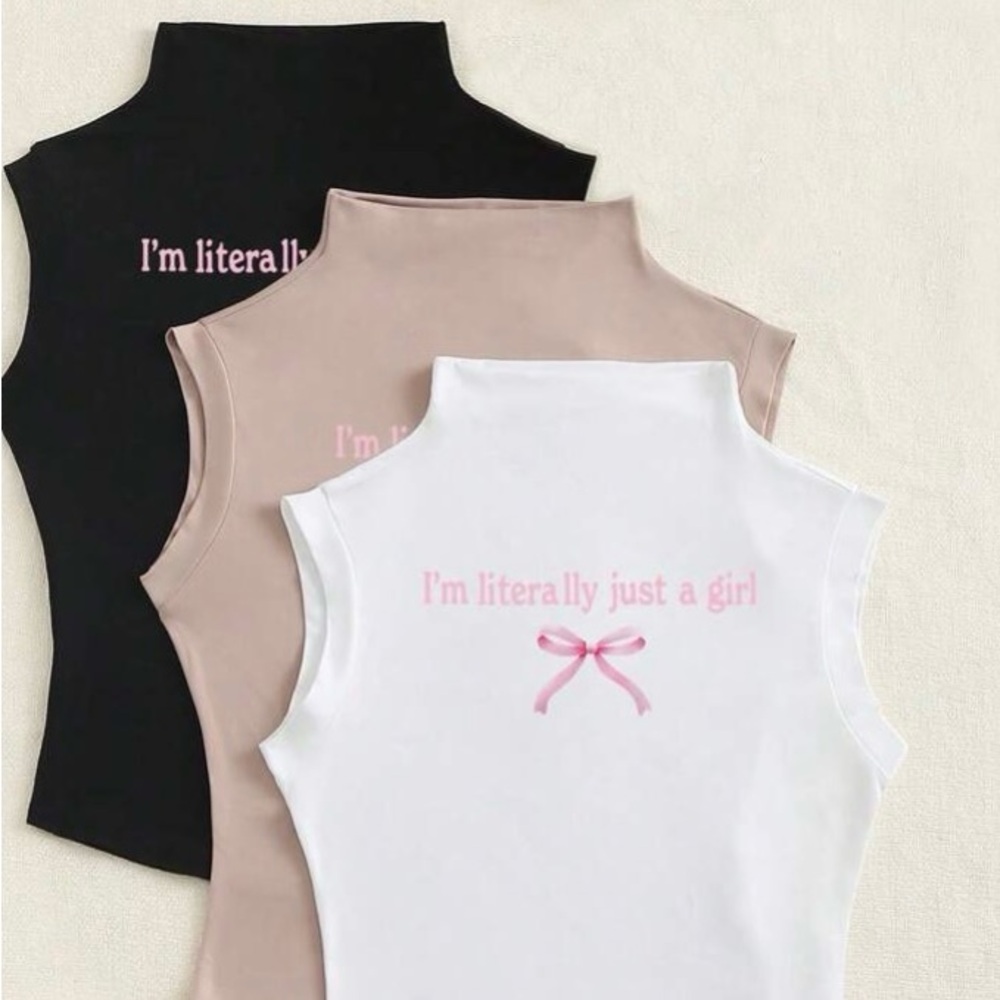 3 Mock neck top soft cotton material